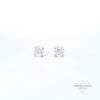 0.80ct J/VS Diamond Stud Earrings Set In 18ct Gold