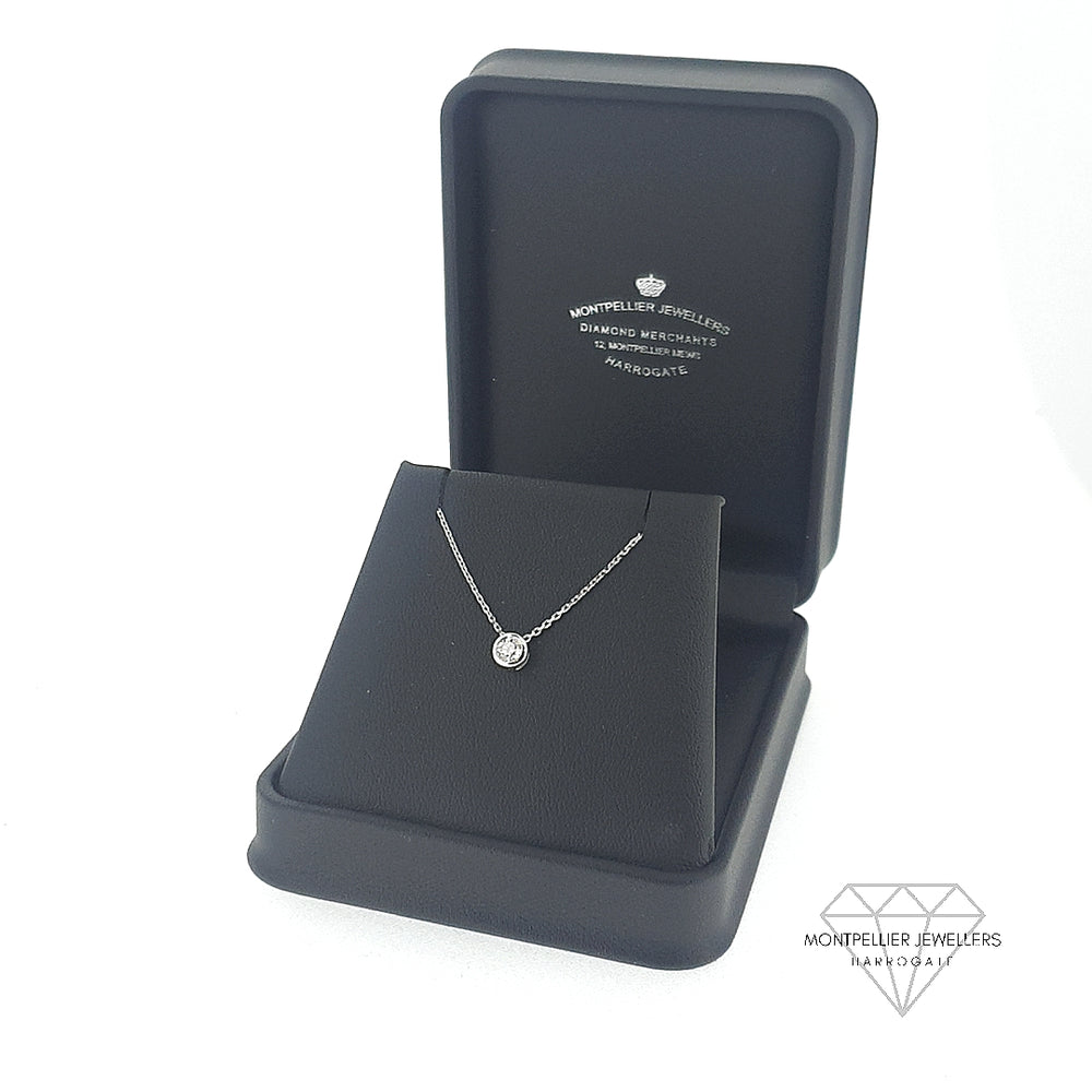 0.23ct G/VS1 Diamond Pendant Set in 18ct White Gold