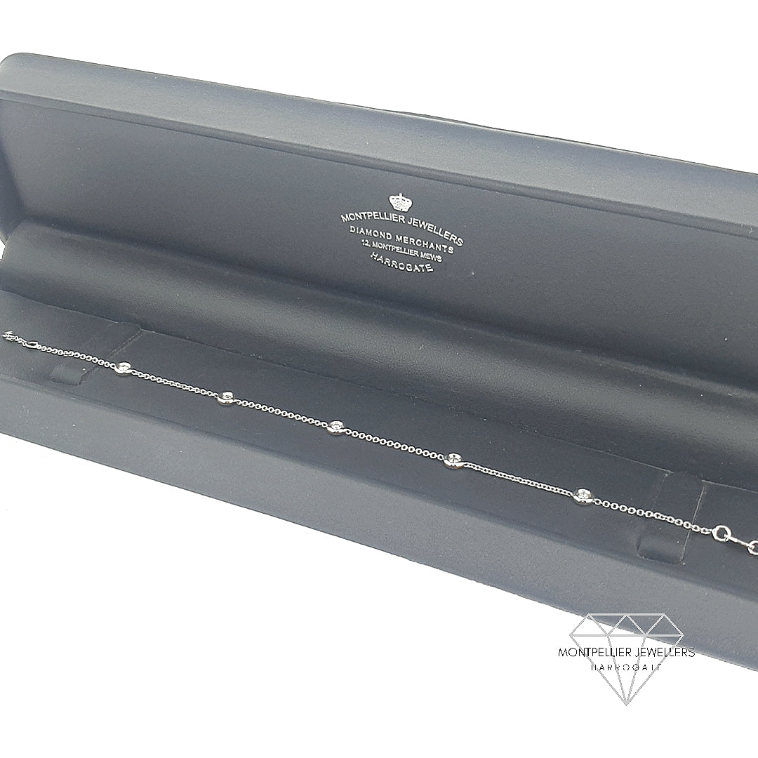 0.22ct Diamond Bracelet in 18ct White Gold