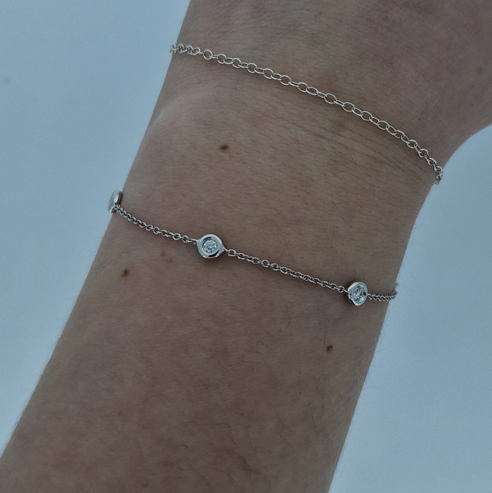0.22ct Diamond Bracelet in 18ct White Gold