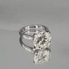 6.14ct Diamond Solitaire Ring