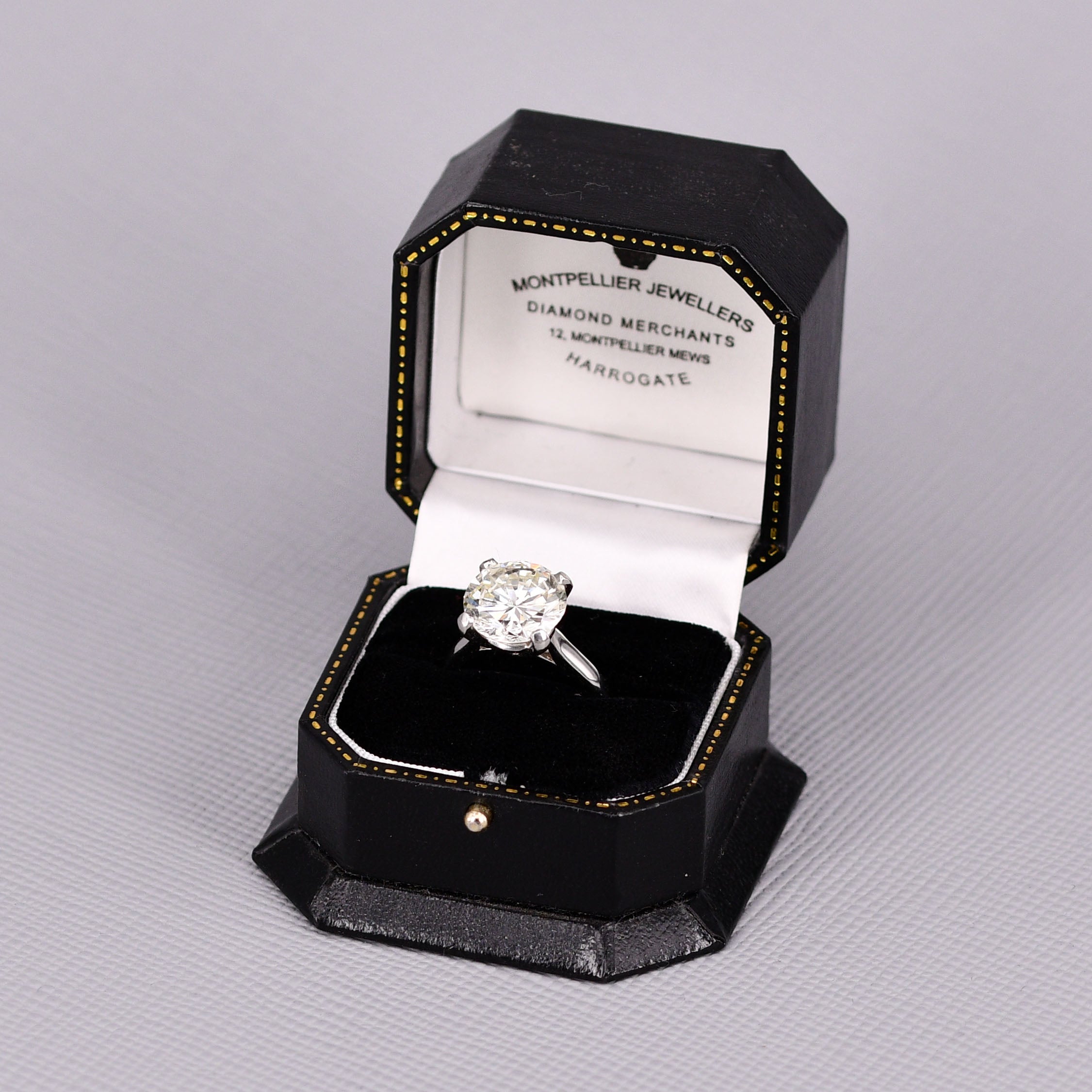 6.14ct Diamond Solitaire Ring