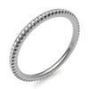 Platinum 1.50mm Micro Set Diamond Full Eternity Ring
