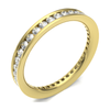 18ct Yellow Gold 2.50mm Channel Set Diamond Full Eternity Ring