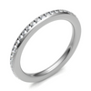 Platinum 2.00mm Channel Set Diamond Full Eternity Ring
