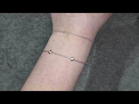 0.22ct Diamond Bracelet in 18ct White Gold