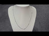 18ct White Gold Diamond Necklace