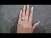 Gubelin Certified 2.71ct Sapphire (No Heat) & Diamond Ring